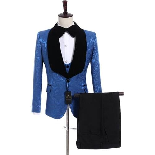 New Arrival One Button Groomsmen Shawl Lapel Groom Tuxedos Men Suits Wedding/Prom Best Man Blazer ( Jacket+Pants+Vest+Tie) A10