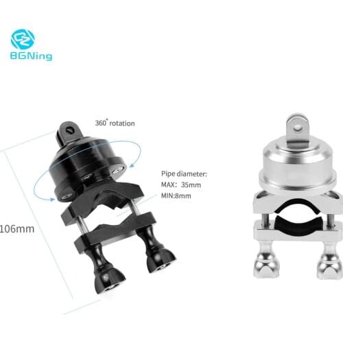 360 Swivel Rotating Bar Mount Helmet for 22-32MM Selfshot Arm for GOPRO Hero 1 2 3 3+ 4 4Session 5 5 Skydiving Skiing
