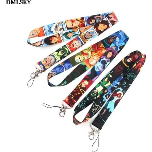 DMLSKY Anime Lanyard Phone Rope Keychains Phone Lanyard for Keys ID Card Cartoon Lanyards For Men Women M4634