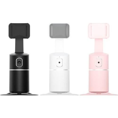 360 Rotation Auto Face Tracking Gimbal Stabilizer Phone Tripod Smart Shoot Selfie Stick Camera Gimbal For Vlog Live Video Record