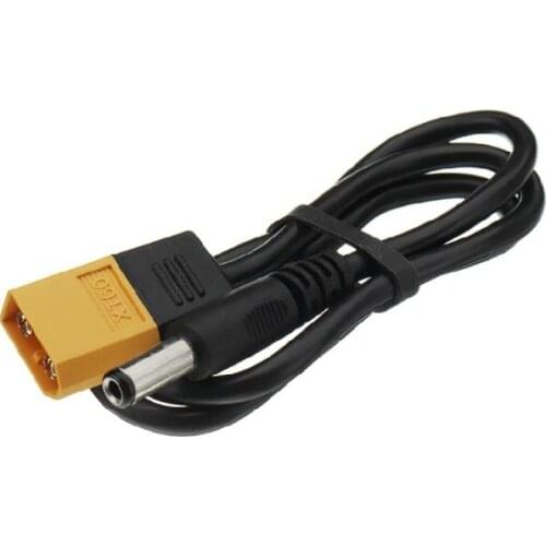 XT60 Male Bullet Connector To Male DC DC5525 Power Cable 5.5x2.5mm Adaptor For TS100 Electronic Soldering Iron