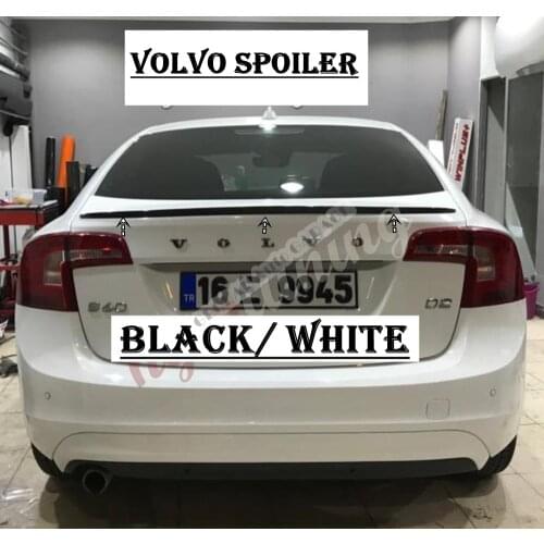 For VOLVO S60 SEDAN Spoiler 2000-2021 Auto Accessory Universal Spoilers Car Antenna For Car Styling Sill Diffüser