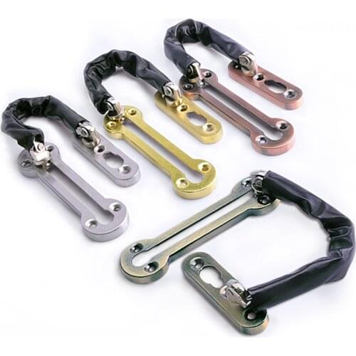 Thicken Anti-theft Chain Stainless Steel Door Bolt Door Chain Buckle Bolt Home Safety Door Lock Hotel Security Guard Bolt