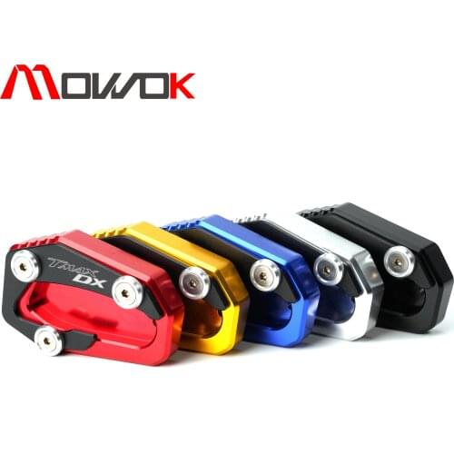 Kickstand Side Stand Extension Pad Enlarge Plate For Yamaha T-max TMAX 530 TMAX530 SX DX 2017 2018