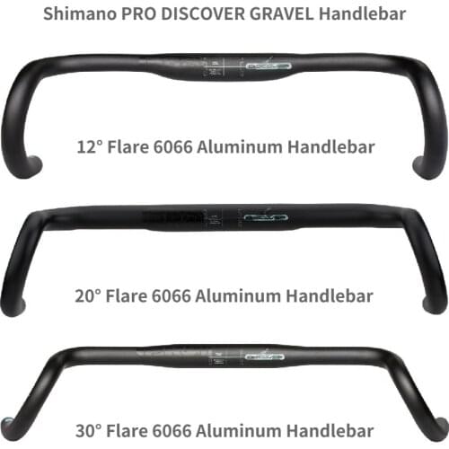Shimano PRO Discover Gravel Aluminum Road bicycle handlebar shimano PRO PLT Discover handlebar
