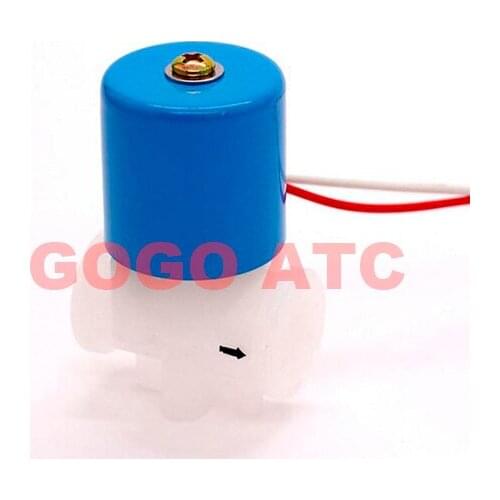 High quality 2 Way Plastic Solenoid Water Valve G1/4" 24V 12V Normally Close For Water Purifier RO