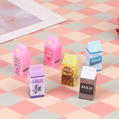 1:12 Dollhouse Miniature Mini Boxed Milk Model Kitchen Accessories Toys