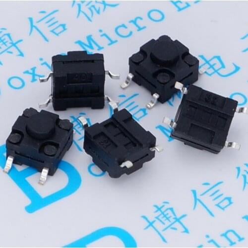 20Pcs/Lot 6*6*5Mm Waterproof Switch Dustproof Smt Four Foot Touch Switch