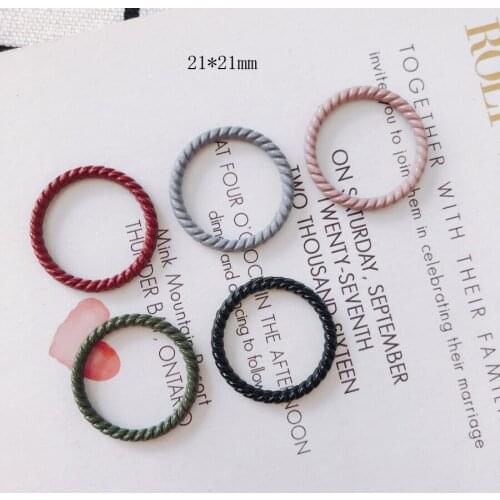 20pieces/lot DIY round spray-painted accessories earrings pendant accessories