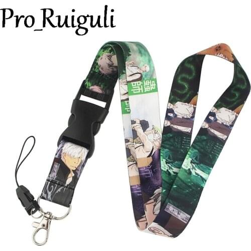 30pcs Mushishi Classical Style Lanyard For keys The 90s Phone Working Badge Holder Neck Strap With Phone Hang webbing ribbon
