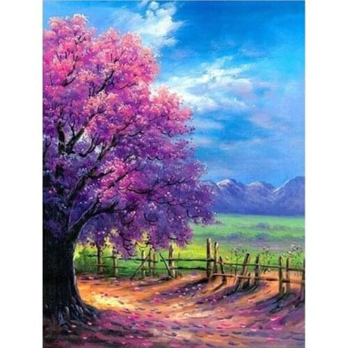Diamond Painting 5D DIY Cross Stitch Kit Full Diamond Landscape Mosaic Diamond Painting Home Decoration Art Craft