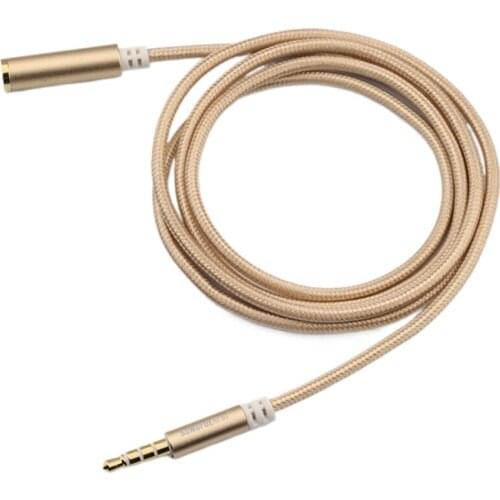 Audio Extension Cable Headphone M/F Audio Stereo Extender Cord 3.5mm Jack Male To Female Stereo Audio Aux Cable Earphone Cable