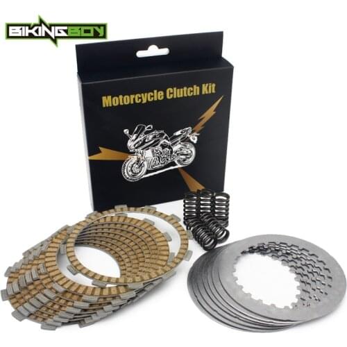 BIKINGBOY 8 Paper Clutch Friction Plate + 7 Steel Separator Plate + 5 Spring CRF250R 08 09 CRF250X 04-17 16 15 14 13 12 11 10 07