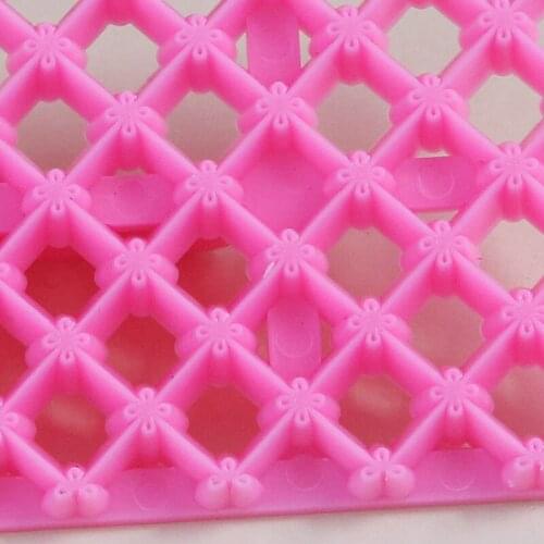 Petal Quilt Embosser Mold Plastic Printing Biscuits Cake Cookies Cutter Fondant Sugarcraft Lace Cake Decoration Tool Cake Tools