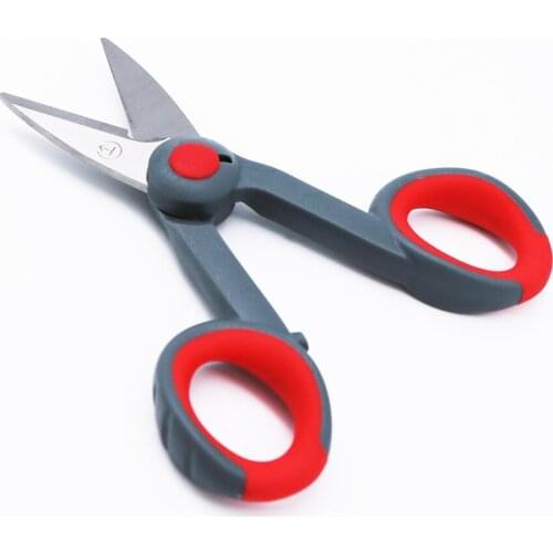 Stainless Steel Serrated Scissor For Fishing Scissor Portable Fishing Plier Cut PE Braid Line Wire Lure Cutter Carp Fishing Tool