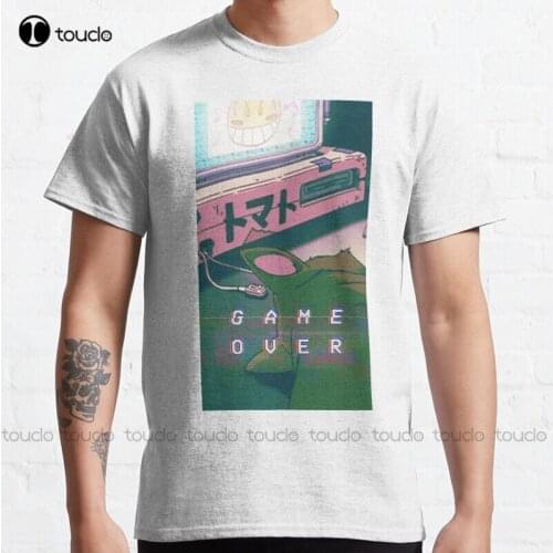New Aesthetic Game Over Classic T-Shirt T Shirts For Men Fashion s-5xl ishing shirts for men sleeve Unisex