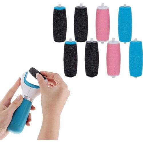 8pcs NEW ARRIVE Foot care tool Heads Pedi Hard Skin Remover Refills Replacement Rollers For Scholls File Feet care Tool
