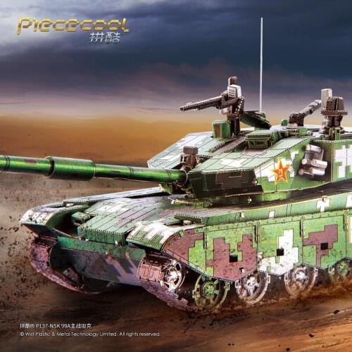 New Arrivals 3D DIY Metal Puzzle Model For 99A MAIN BATTLE TANK Adult Kids Educational Collection Manual Toys Gift Hot Sale