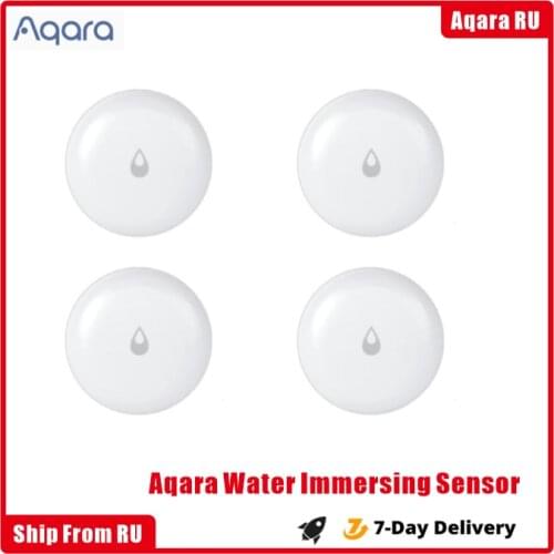 In stock Original Aqara IP67 Water Immersing Sensor Flood Water Leak Detector For Home Remote Alarm Security Soaking Sensor RU