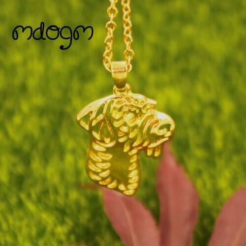 German Wirehaired Pointer Necklace Dog Animal Pendant Gold Silver Plated Jewelry For Women Male Female Girls Ladies N087