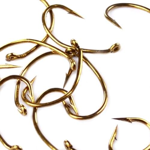 30pcs Carbon Steel Fishing Hook barbed hook Fishing Tackle sharp Durable Pesca Jig Barbed With Hole Fishing Accessories