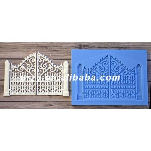 Silicone Mold Openwork Gate Crafts Decorating Fondant Silicone Mold Silica Gel Moulds Silicone Rubber for Cake Decorations PRZY