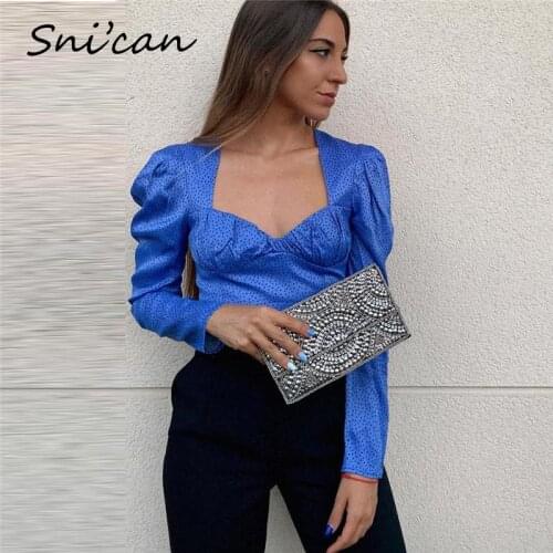 Женские рубашки с рюшами Snican China At AliExpress
