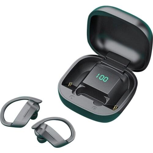 TWS Wireless Earphone Bluetooth 5.0 Headphone With LED Display Noise Cancelling HiFi Stereo Sport Headset With Microphone