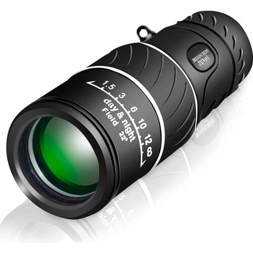 NEW-Waterproof 16X52 Monocular Dual Focus Optics Zoom Telescope,Adjustable Mini Binoculars for Bird Watching, Hunting
