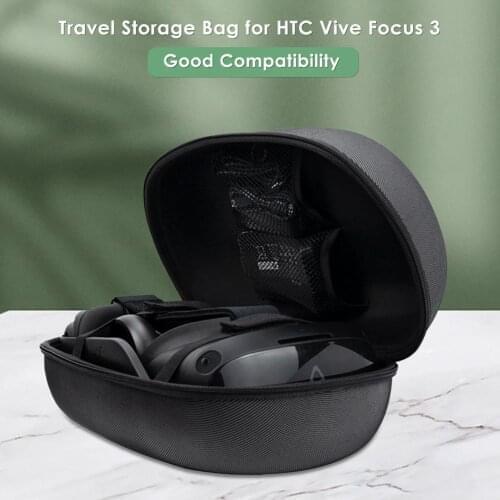 Waterproof Hard Portable Box Cover Case For HTC VIVE FOCUS 3 Virtual Reality Headset - Travel Protective Carrying Storage Bag