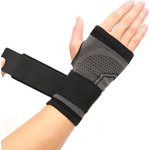 1 Pcs Bandage Wrist Support Palm Protector COYOCO Pressurizable Wristbands Gym Weight Lifting Sports Compressible Brace