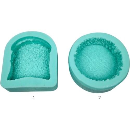 1Pc DIY Handmade Soap Making Supplies Silicone Fondant Molds Cake Decorating Tools Family Candle Molds Flexible Easy Safe