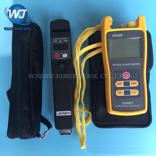 2 PCS JOINWIT JW3208 Optical Power Meter JW3208A Portable -70~+6dBm+JW3306D Live Fiber Identifier Optical Fiber Identifier