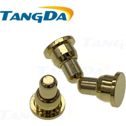 4*4.8mm SMT spring probe battery charging contacts thimble gold-plated conductive electrode needle spring retractable thimble A