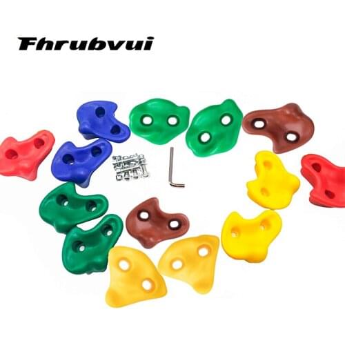 5pcs Oversized Pig Nose Shape Children Rock Climbing Holds Indoor Outdoor Kids Playground Build - Mounting Hardware Kit Included