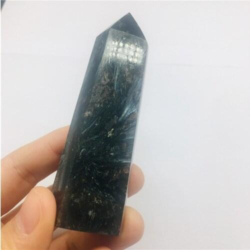 8-9cm Natural fireworks stonecrystal crystal rod point healing 1pc