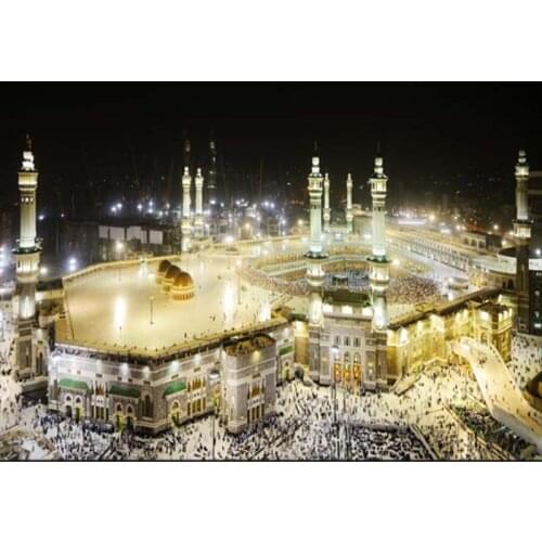 5D Diy Diamond Painting Islam City Night View Diamond Mosaic Full Square/round Rhinestone Diamond Embroidery Home Decoration