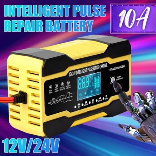 Motorcycle Car battery charger 180W LCD Display Automatic Battery Charger Energy-saving Multiple Protection Charging for Auto