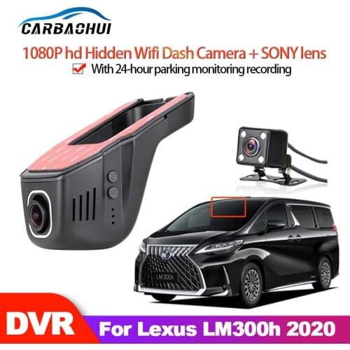 Car DVR Wifi Video Recorder Dash Cam Camera For Lexus LM300h 2020 high quality Night vision full hd 1080P CCD