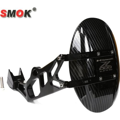 For Kawasaki Z1000 2010-2016 Rear Wheel Tire Fender Rear Fender Bracket Mudguard Rear Splash Mud Dust Guard Fender Shield Carbon