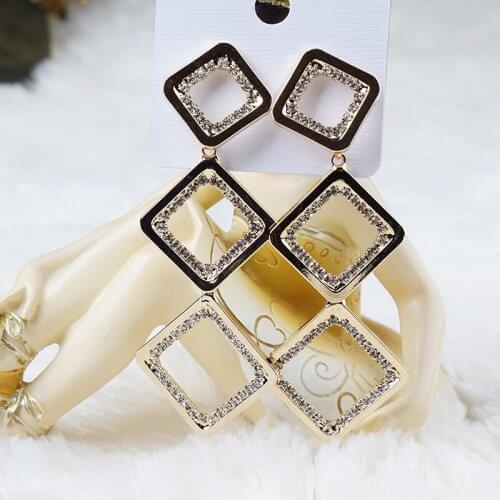 CECILIA dangle earrings in S925 needles for women girls luxury drop earrings for party wedding jewelry