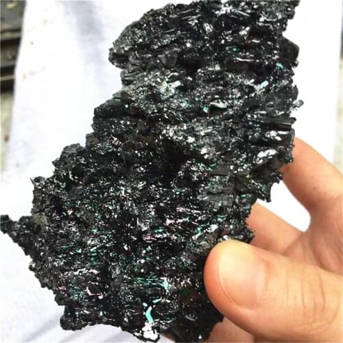 Colorful Ore Ornament Silicon Carbide Raw Stone Mineral Crystal Specimen For Home Decoration