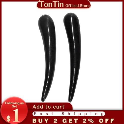 Good quality! big size Massage dian xue guasha cone Scrapping plate 160 x 40mm100% Buffalo Horn 2pcs/lot