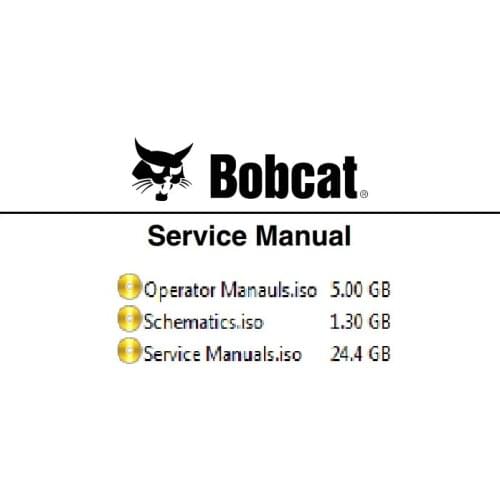 BOBCAT Service Manuals ,Schematics and Operator Manuals [19.1 GB]