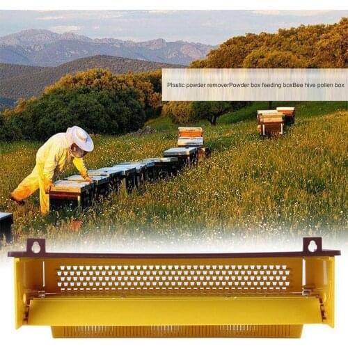 Beekeeping Tools Bee Hive Pollen Boxes Plastic Pollen Trap Collector Removable Feeding Boxes Beehive Entrance Bee Kits