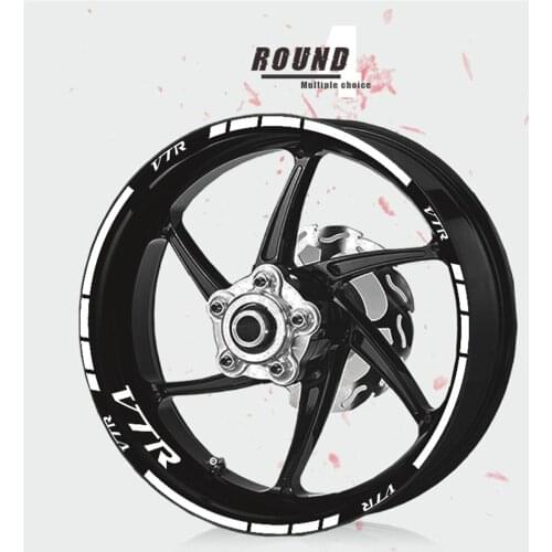 Motorcycle combination rim waterproof sticker tire modified stripe decal for Honda VTR