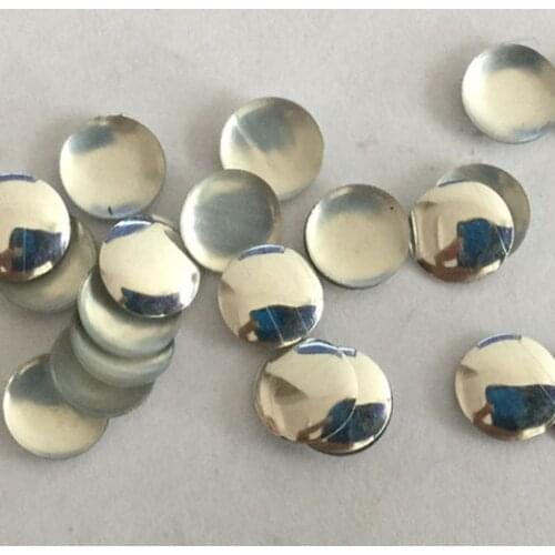 7mm Round Silver Flat Back Studs Hotfix Iron On Glue FlatBack DIY 288pcs/2GR Rhinestuds Hot fix Nailheads Rhinestones Accessory