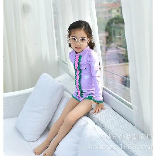 Swimwear Baby Girl 2018 Straps Girls Swimsuit Flower Conch Piece Swimwear Childrens Bathing Suits Swimsuit Kids Beach Wea