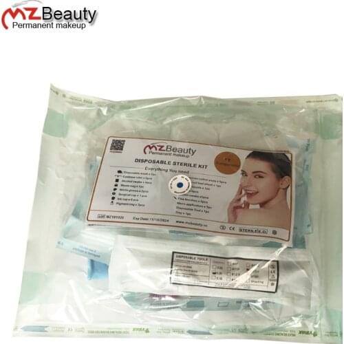 Microblading kits Disposable Sterile Kit tattoo supplies permanent makeup accessories maquiagem profissional completa kits 17pc