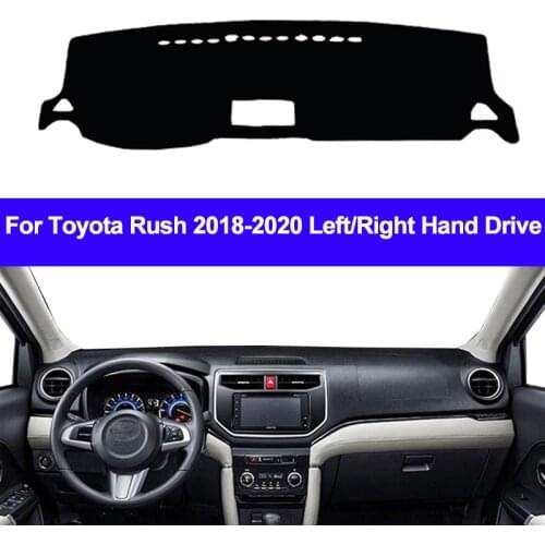 Car Auto Dashboard Cover For Toyota Rush 2018 2019 2020 Dash Mat Carpet Cape SunShade Dashmat Pad Cushion 2 Layers Anti-Sun